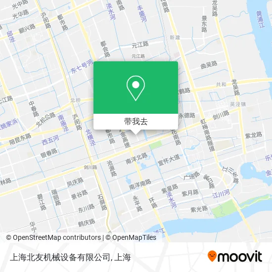 上海北友机械设备有限公司地图