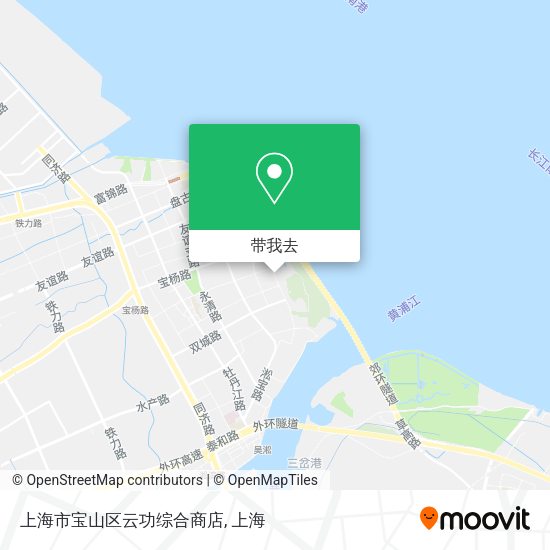 上海市宝山区云功综合商店地图