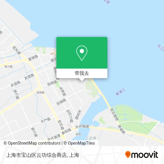 上海市宝山区云功综合商店地图