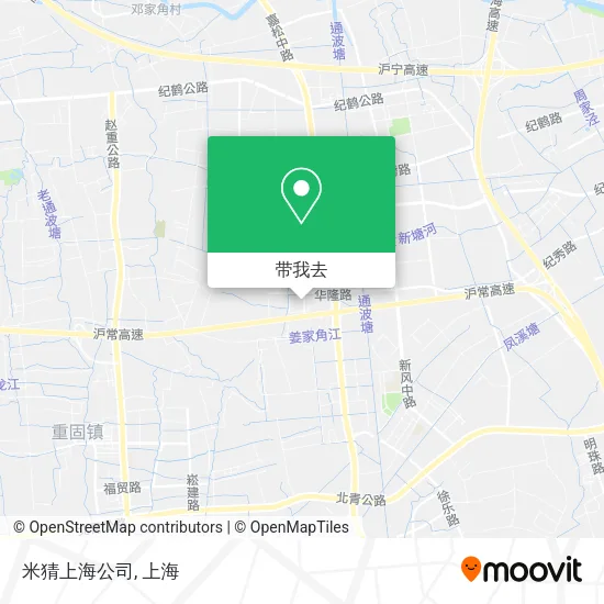 米猜上海公司地图