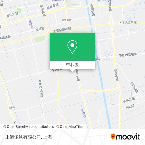 上海派铁有限公司地图