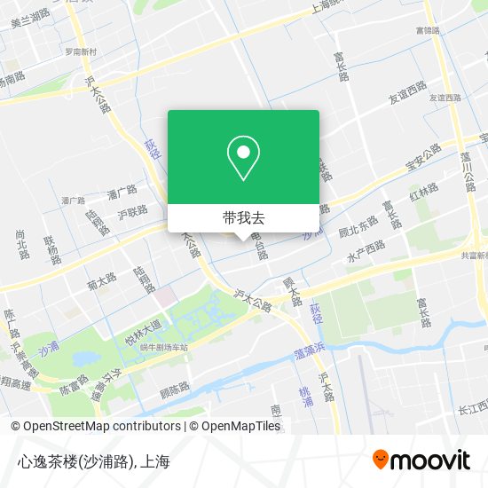 心逸茶楼(沙浦路)地图