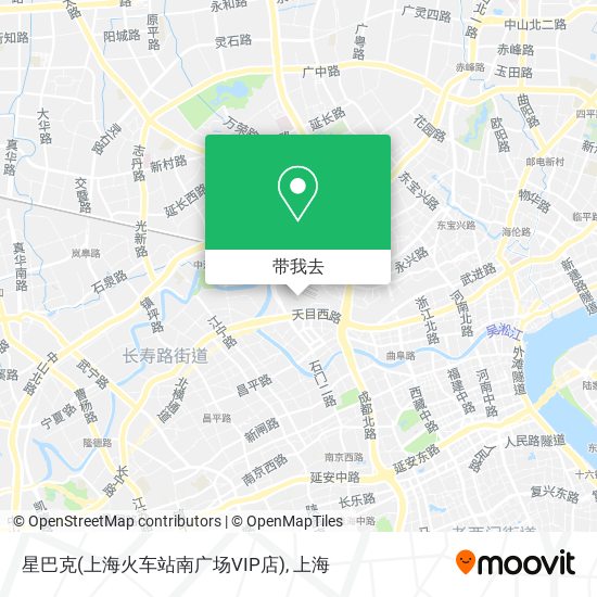 星巴克(上海火车站南广场VIP店)地图