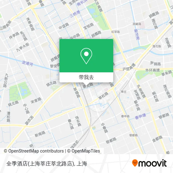 全季酒店(上海莘庄莘北路店)地图