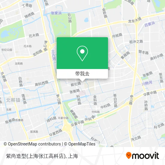 紫尚造型(上海张江高科店)地图