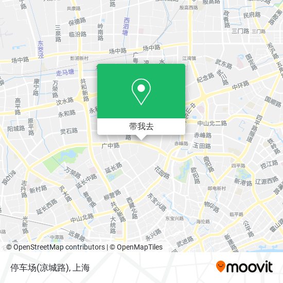 停车场(凉城路)地图