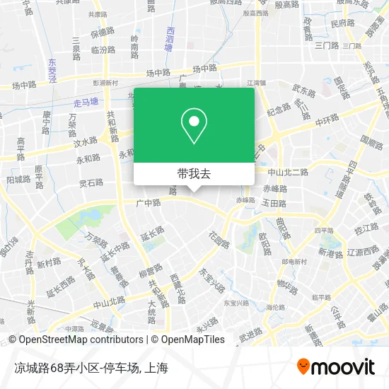 凉城路68弄小区-停车场地图