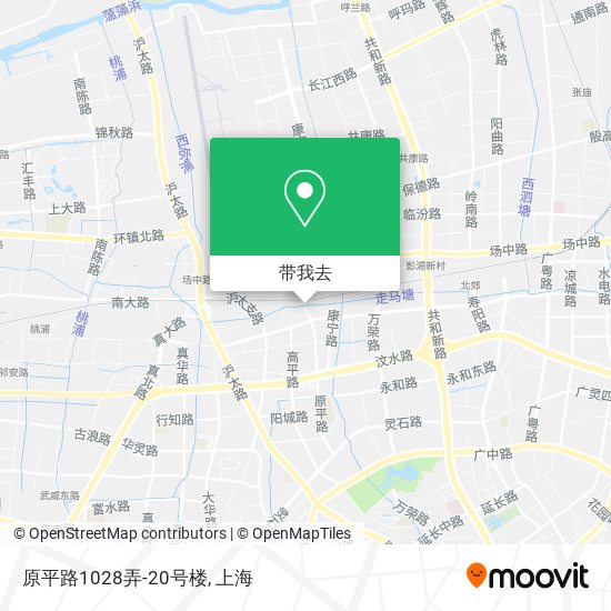 原平路1028弄-20号楼地图