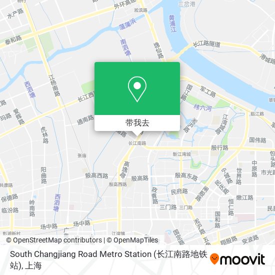 South Changjiang Road Metro Station (长江南路地铁站)地图