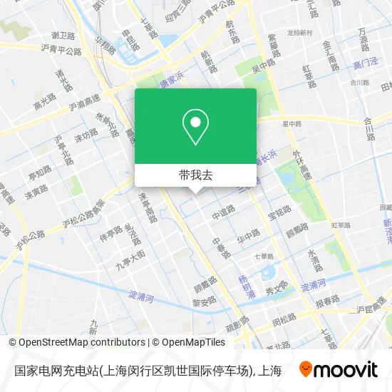 国家电网充电站(上海闵行区凯世国际停车场)地图