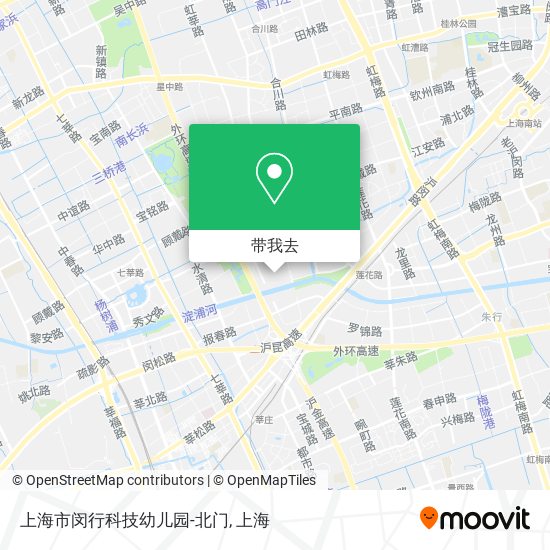 上海市闵行科技幼儿园-北门地图