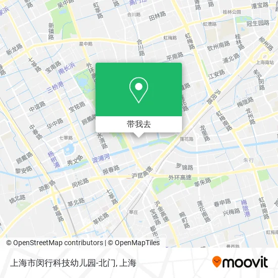 上海市闵行科技幼儿园-北门地图