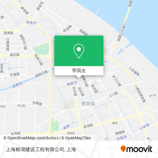 上海榕湖建设工程有限公司地图