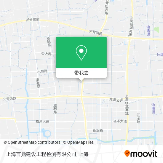 上海言鼎建设工程检测有限公司地图