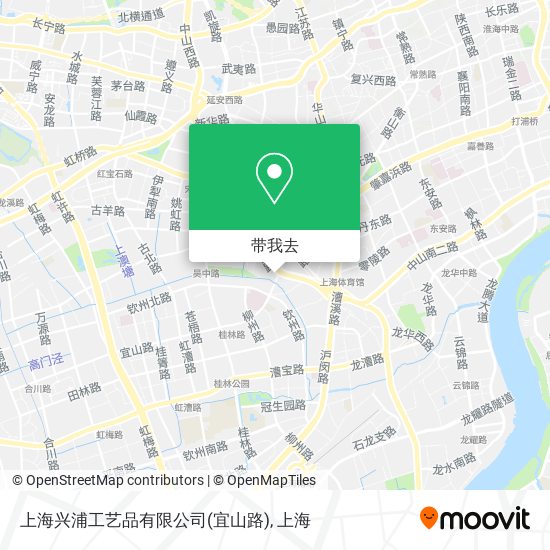 上海兴浦工艺品有限公司(宜山路)地图