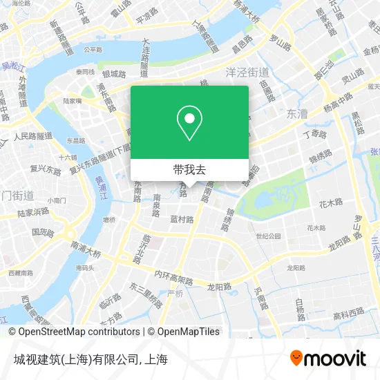 城视建筑(上海)有限公司地图