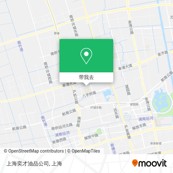 上海奕才油品公司地图