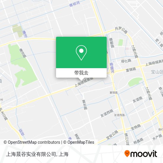 上海晨谷实业有限公司地图