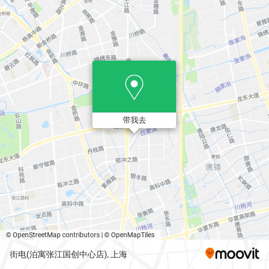 街电(泊寓张江国创中心店)地图