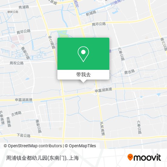 周浦镇金都幼儿园(东南门)地图
