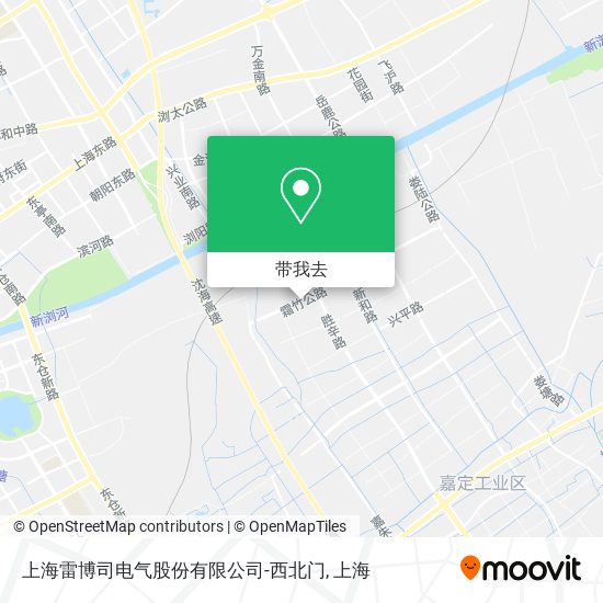 上海雷博司电气股份有限公司-西北门地图