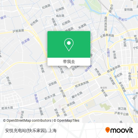 安悦充电站(快乐家园)地图
