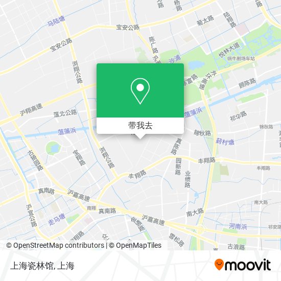 上海瓷林馆地图