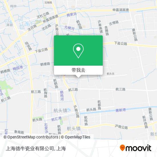 上海德牛瓷业有限公司地图