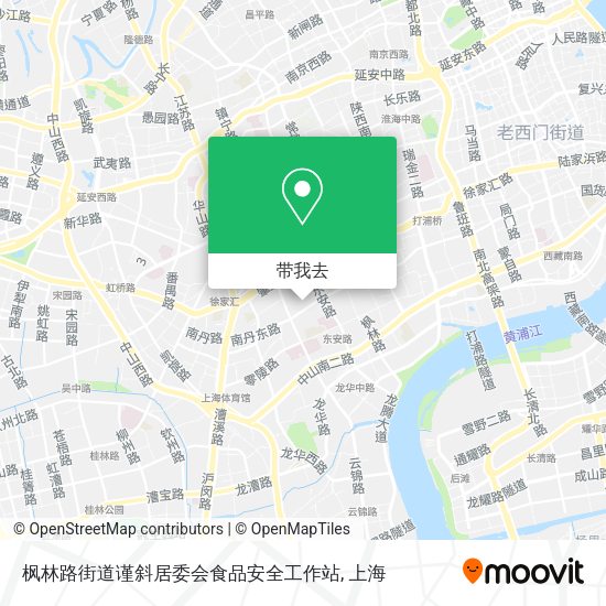 枫林路街道谨斜居委会食品安全工作站地图