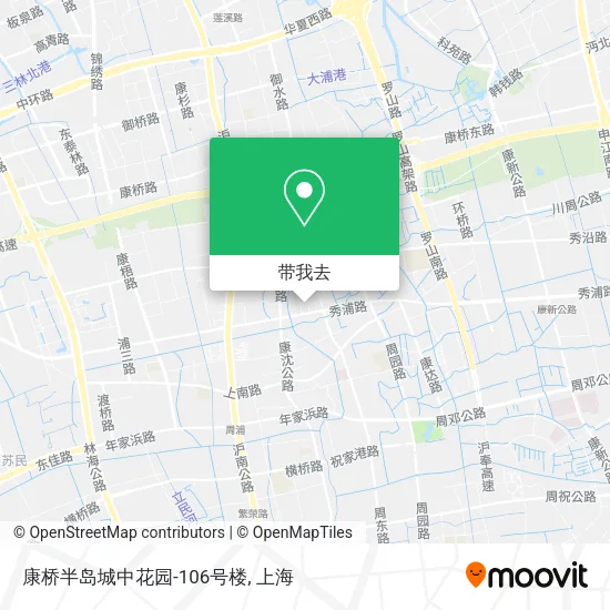 康桥半岛城中花园-106号楼地图