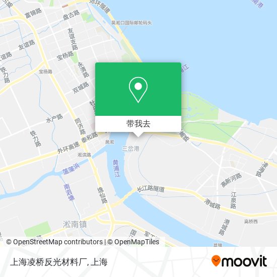 上海凌桥反光材料厂地图