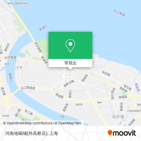 河南地锅城(外高桥店)地图