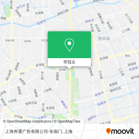 上海奔通广告有限公司-东南门地图