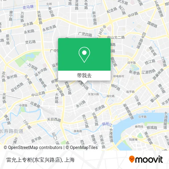 雷允上专柜(东宝兴路店)地图
