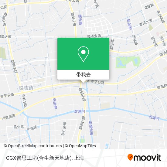 CGX普思工坊(合生新天地店)地图