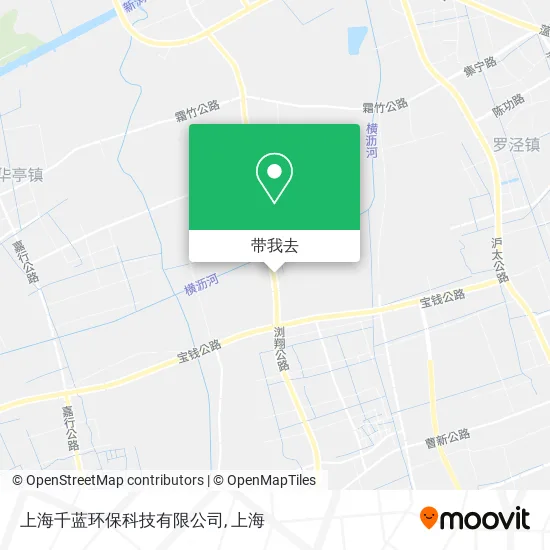 上海千蓝环保科技有限公司地图