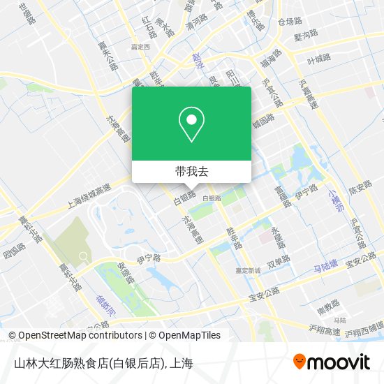 山林大红肠熟食店(白银后店)地图