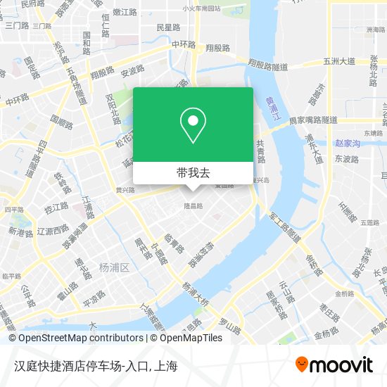 汉庭快捷酒店停车场-入口地图