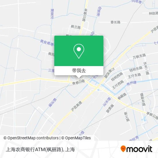 上海农商银行ATM(枫丽路)地图
