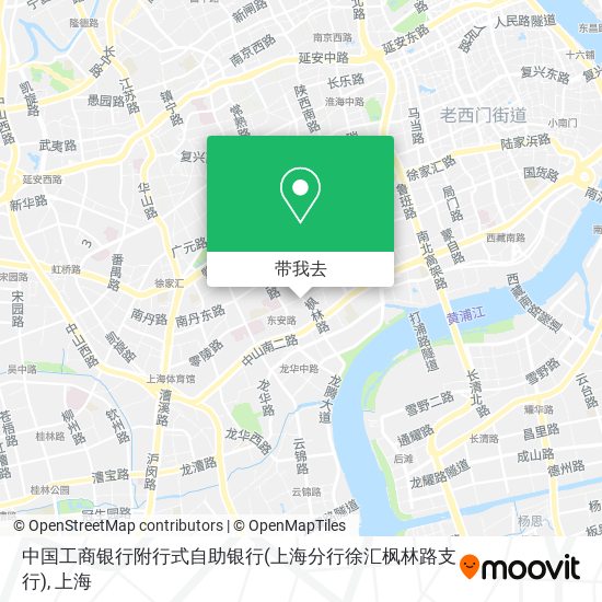 中国工商银行附行式自助银行(上海分行徐汇枫林路支行)地图