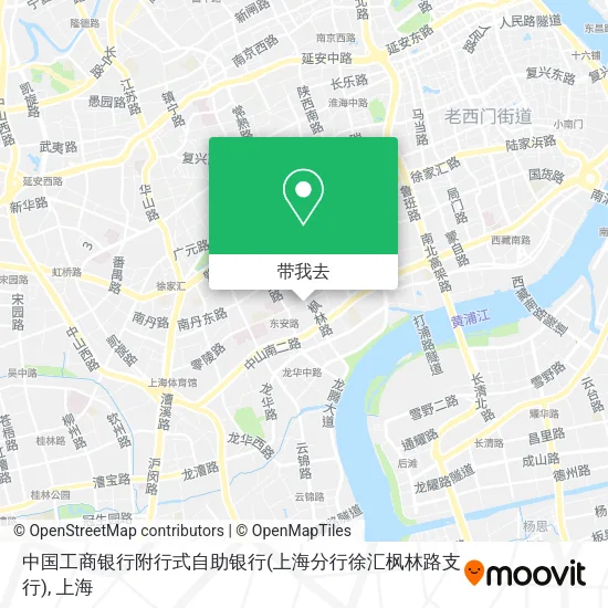 中国工商银行附行式自助银行(上海分行徐汇枫林路支行)地图