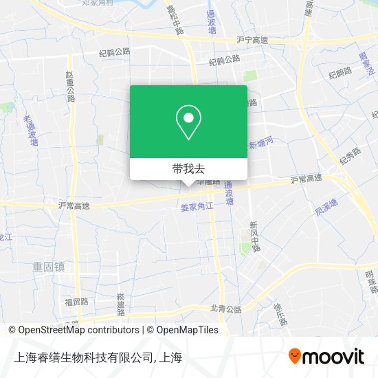 上海睿缮生物科技有限公司地图