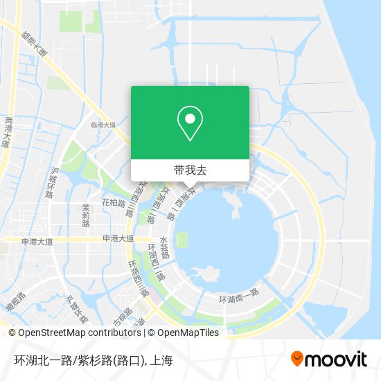 环湖北一路/紫杉路(路口)地图