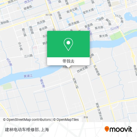 建林电动车维修部地图