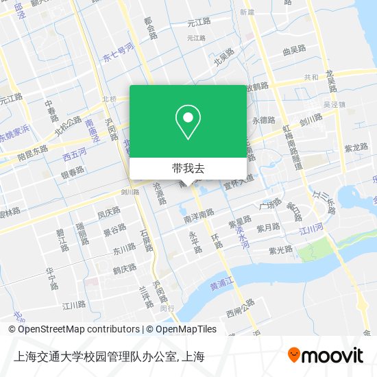 上海交通大学校园管理队办公室地图