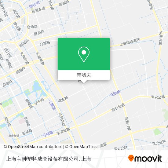 上海宝翀塑料成套设备有限公司地图