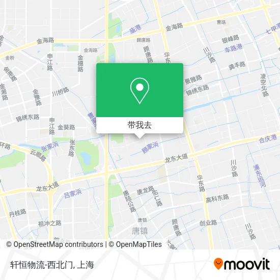 轩恒物流-西北门地图