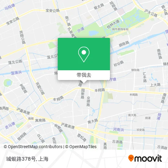 城银路378号地图