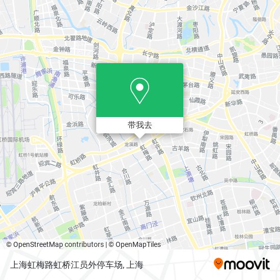上海虹梅路虹桥江员外停车场地图