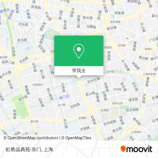 虹桥晶典苑-东门地图